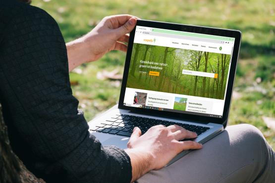Foto van Het vernieuwde Ecopedia kennisplatform informeert je over bos-, groen- en natuurbeheer.